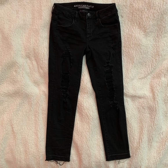 AE DISTRESSED CROP JEGGING - Picture 3 of 7
